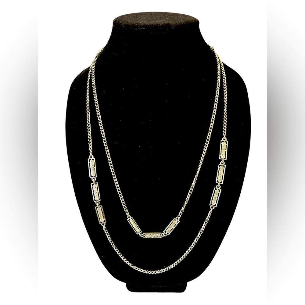 Monet Silver chain necklace